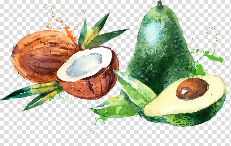 Coconut and avocado.