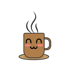 Coffee cup vector.