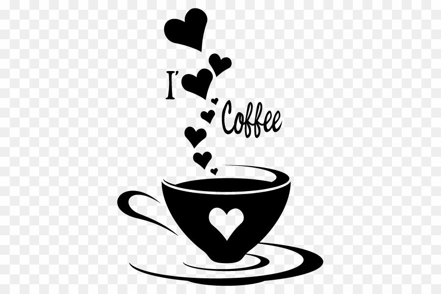 Love coffee png.