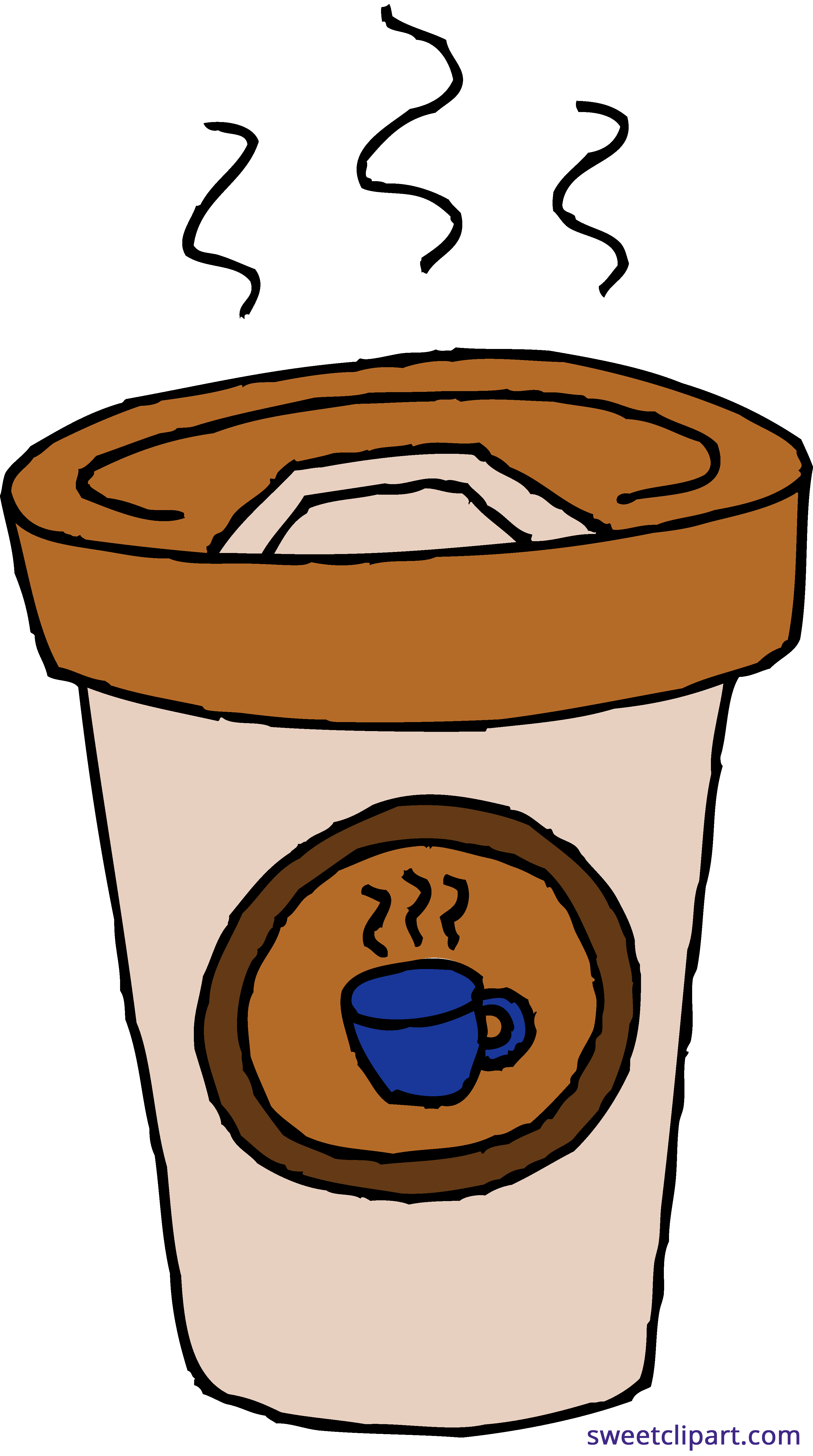 Coffee Latte Paper Cup Clipart
