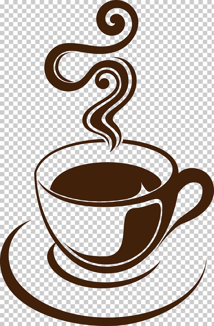 Coffee cup Tea Cafe, Thick coffee, coffee mug silhouette PNG