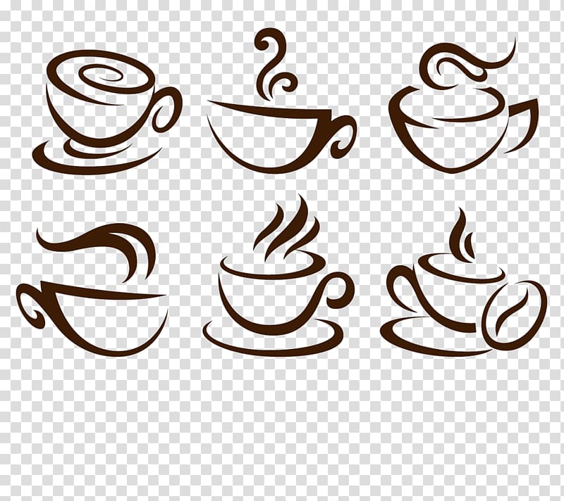 Coffee cup illustration, Coffee cup Tea Cafe, Mug