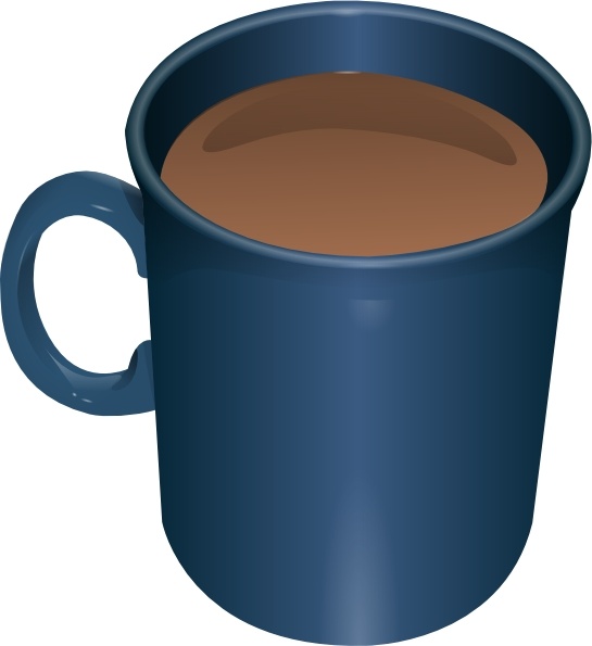 Coffee Mug clip art Free vector in Open office drawing svg