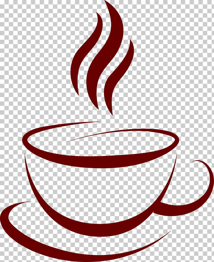 Coffee cup Cafe, Coffee label material, Java logo PNG