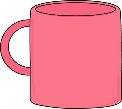 Pink mug clip.