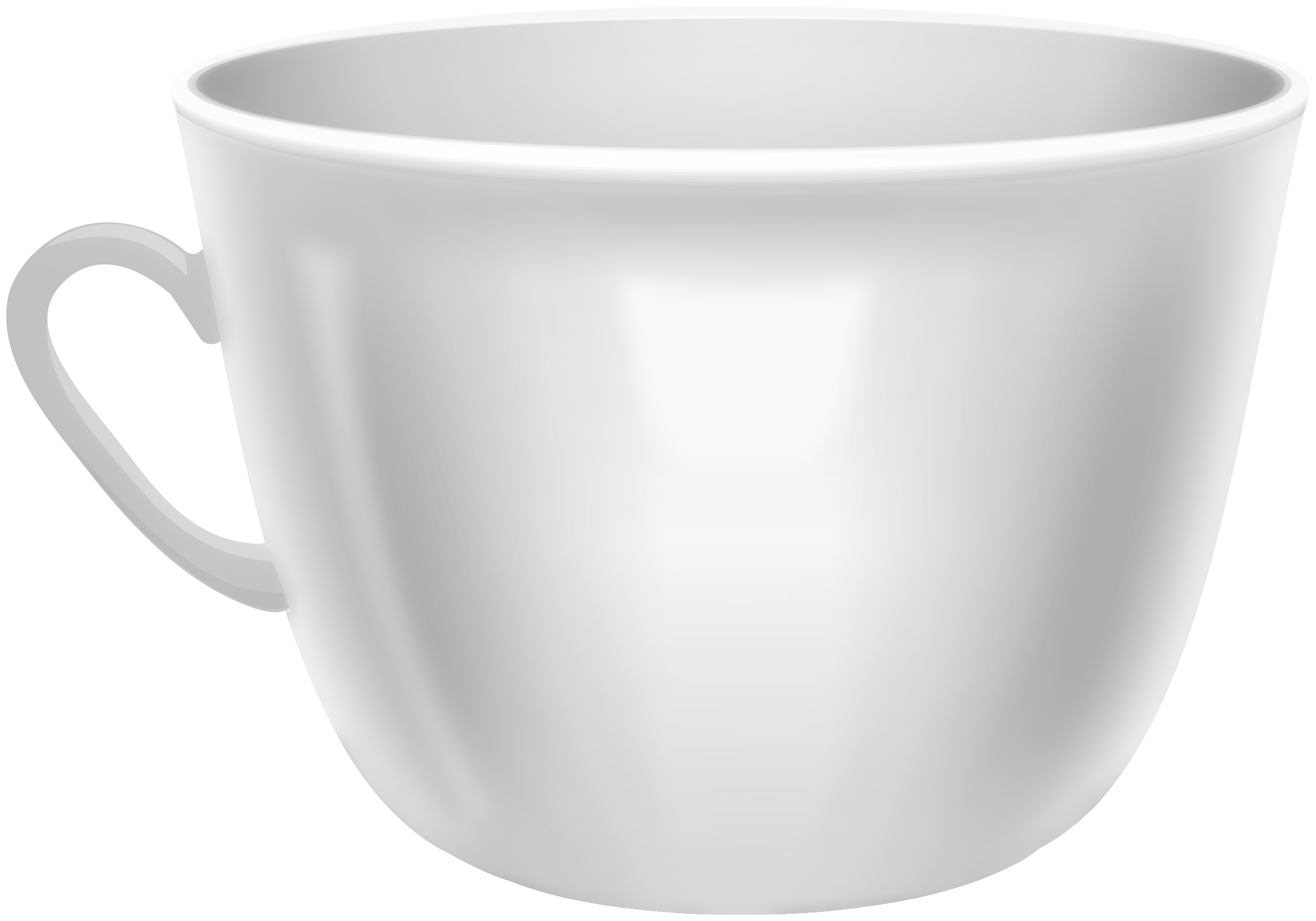 White coffee mug.