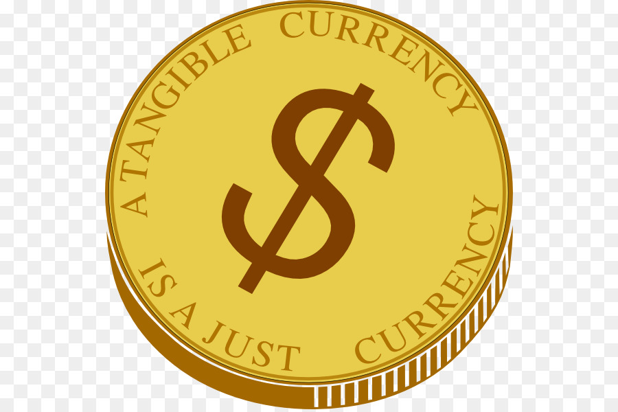 Gold coin clipart.