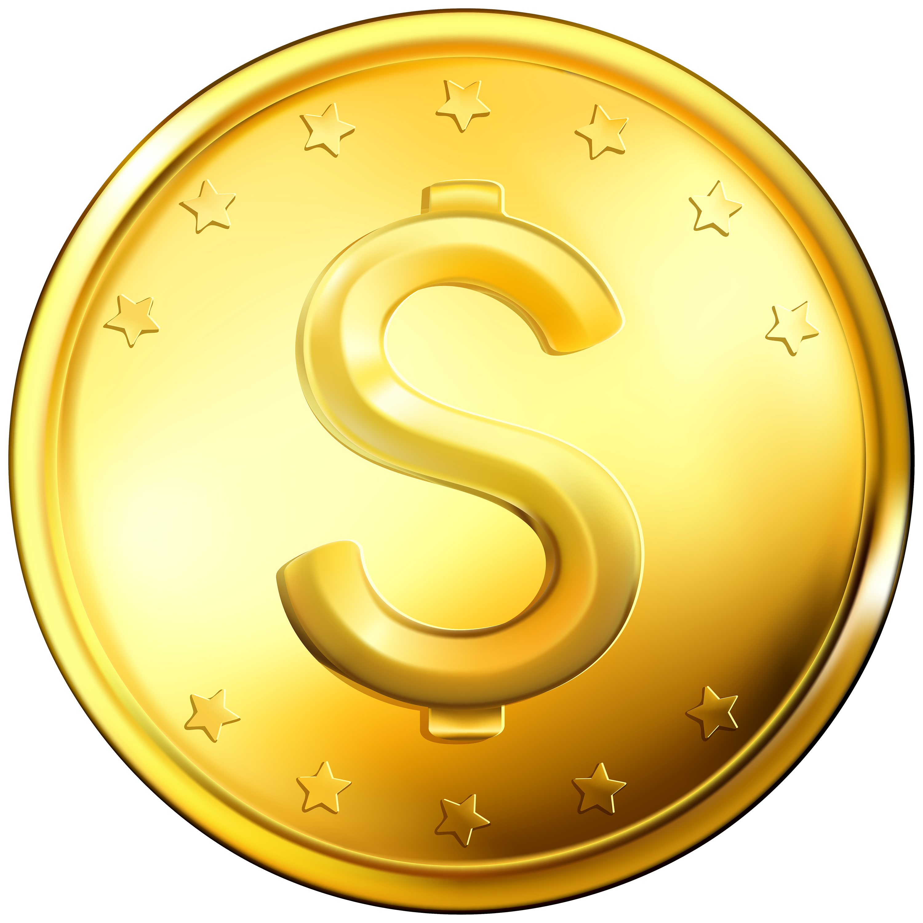 Gold Coin PNG Clipart
