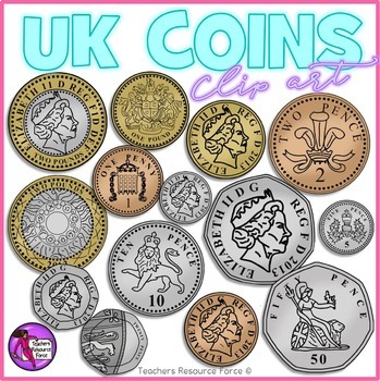 British UK coins clip art