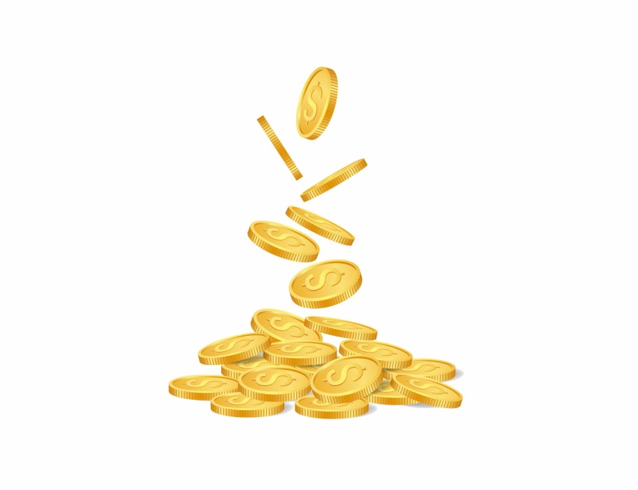 Falling Coins Png Photo