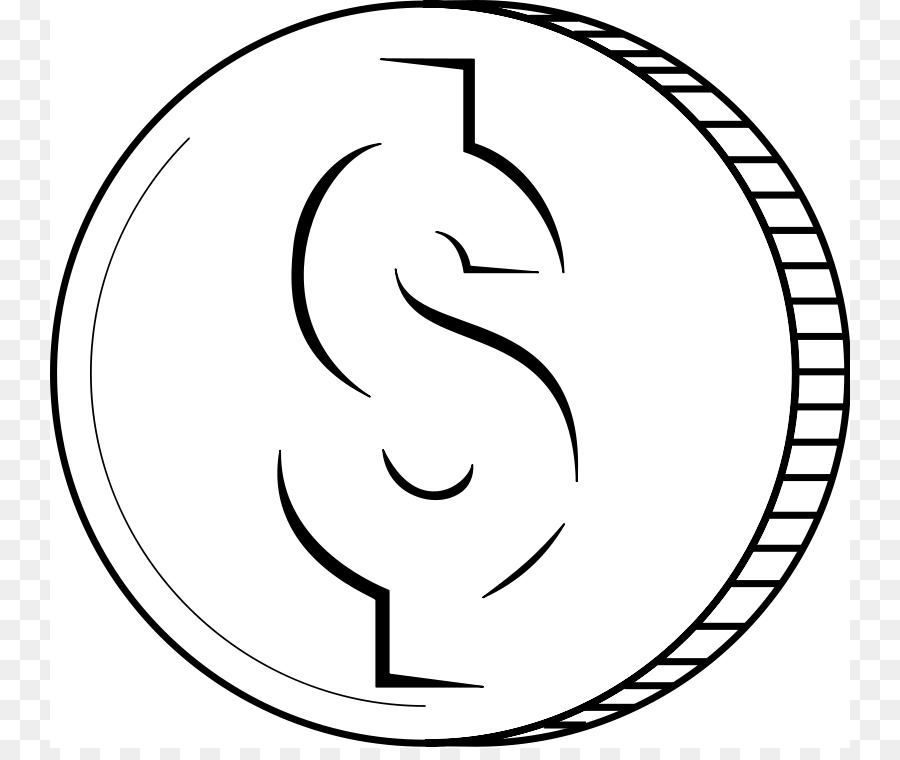 Coin Png Black And White