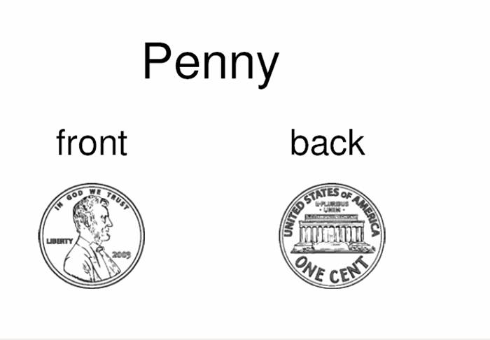 Penny clipart for teachers