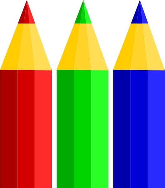 Color pencils clip.