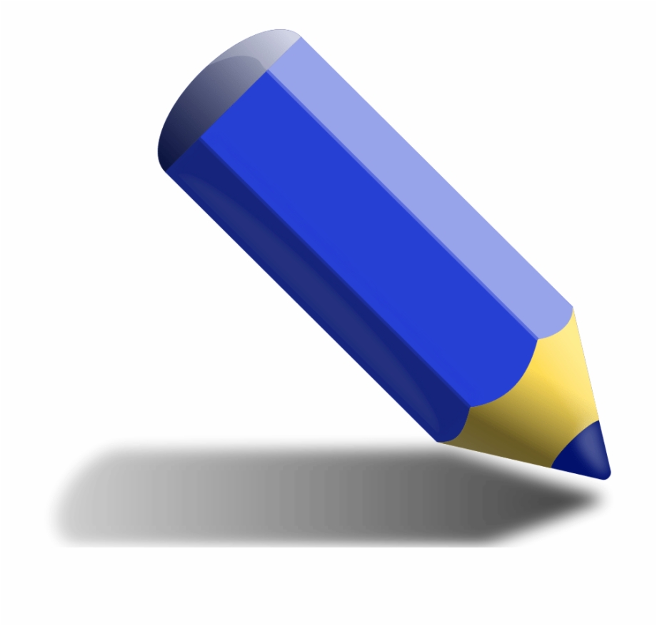 Crayon Clipart Navy Blue