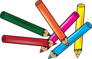 Colored Pencil Drawing Clipart