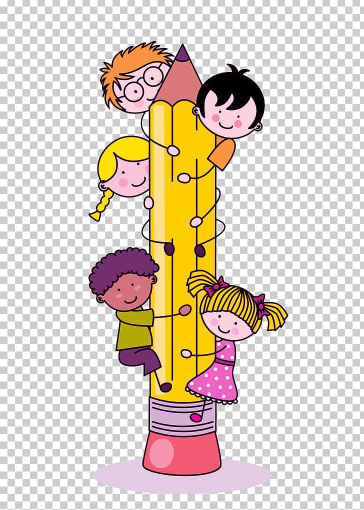 Child pencil png.