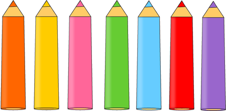 Colored pencils clip.