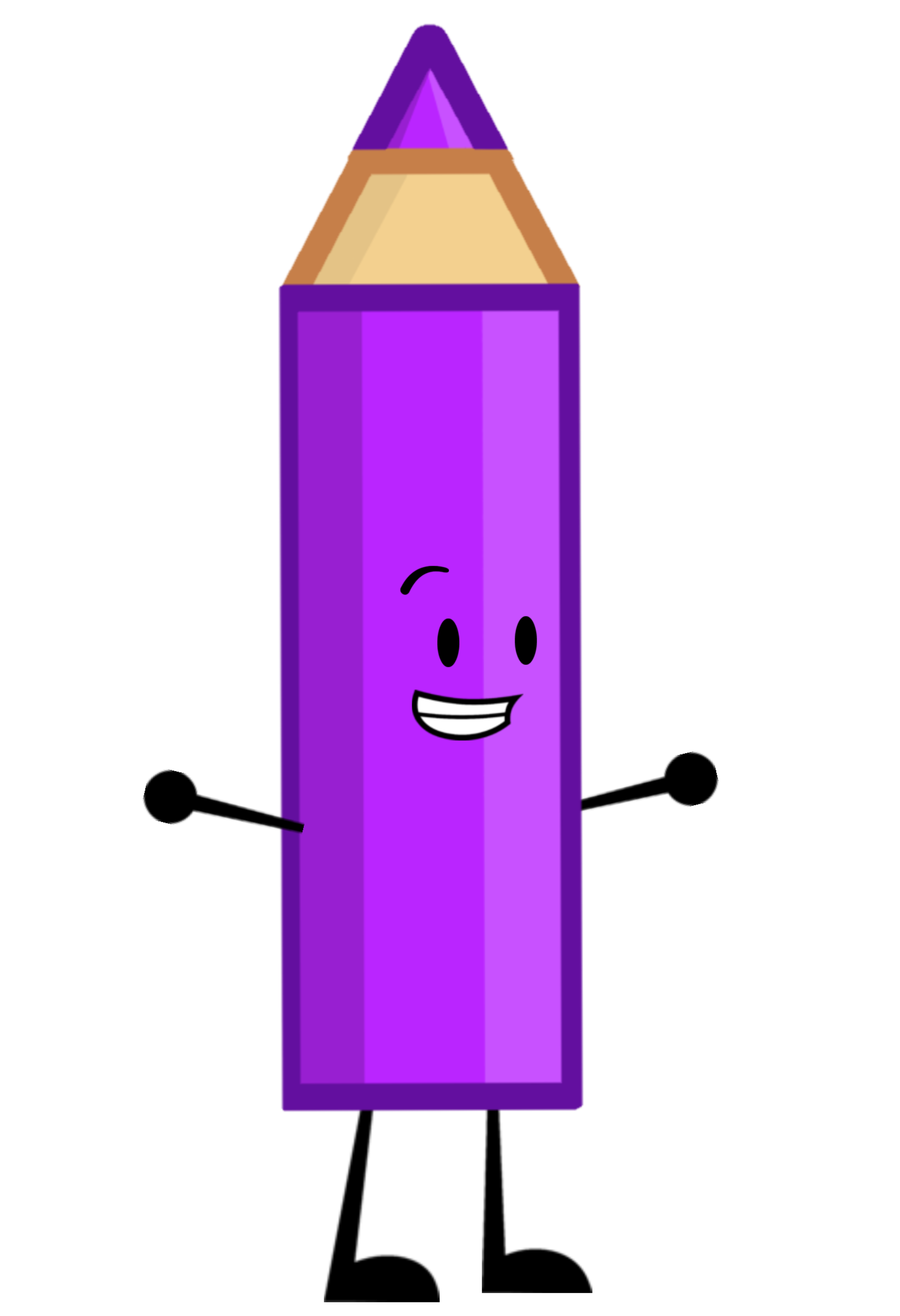 Purple pencil color.