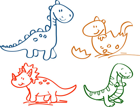 Dino free vector download