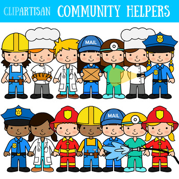 Community Helpers Clip Art, Occupations