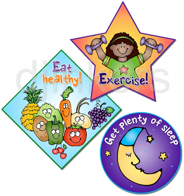 Healthy community clipart.