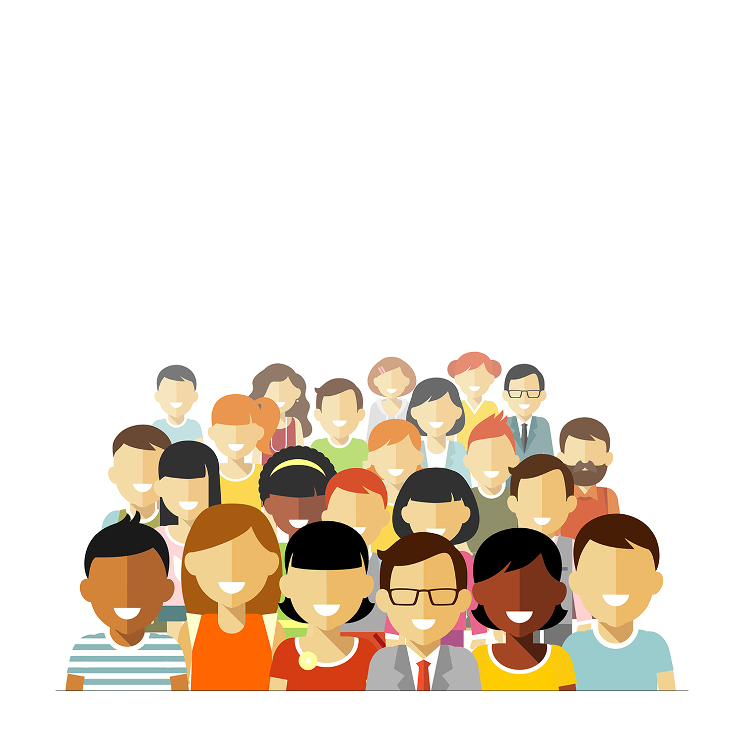 Crowd clipart