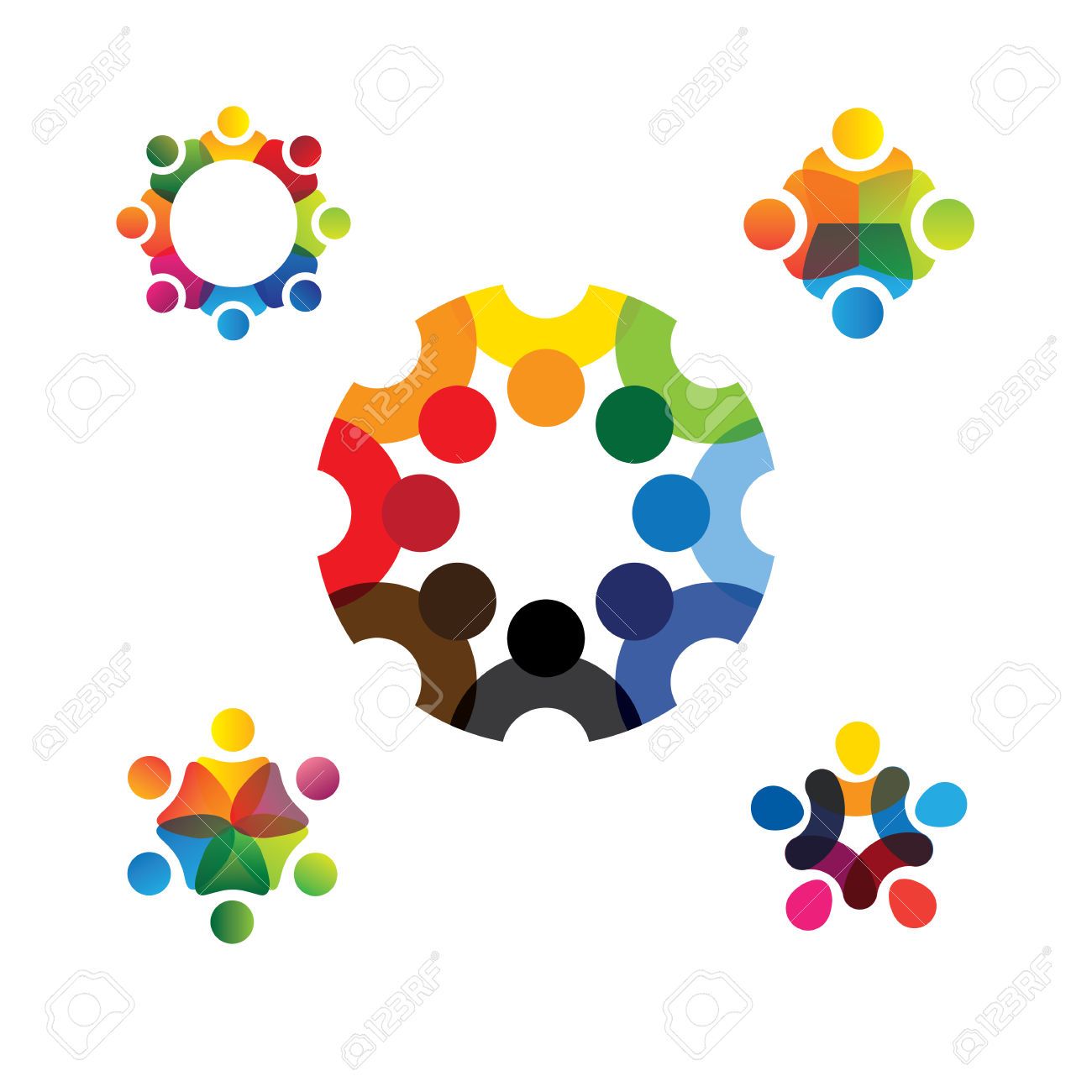 Community Stock Vector Illustration And Royalty Free