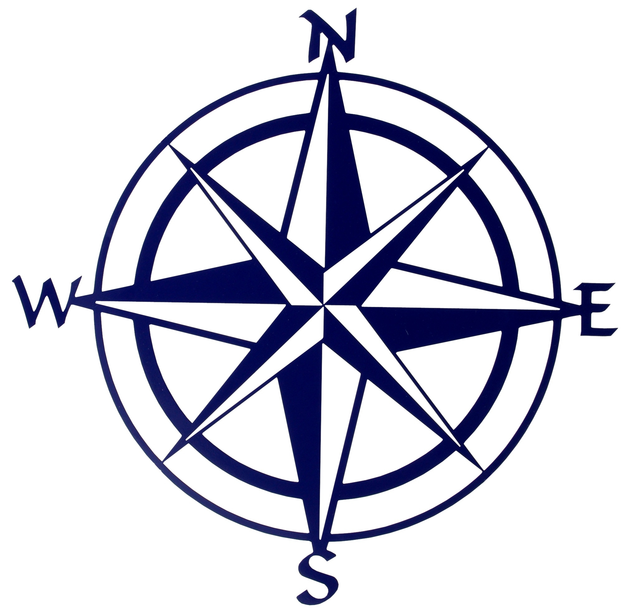 Compass Clipart Black And White