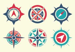 Compass free vector.