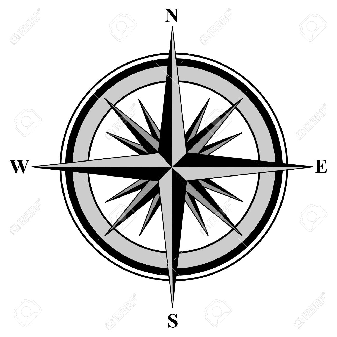 Free compass clipart.