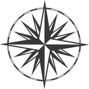 Compass image vector.