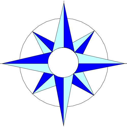compass clipart rose