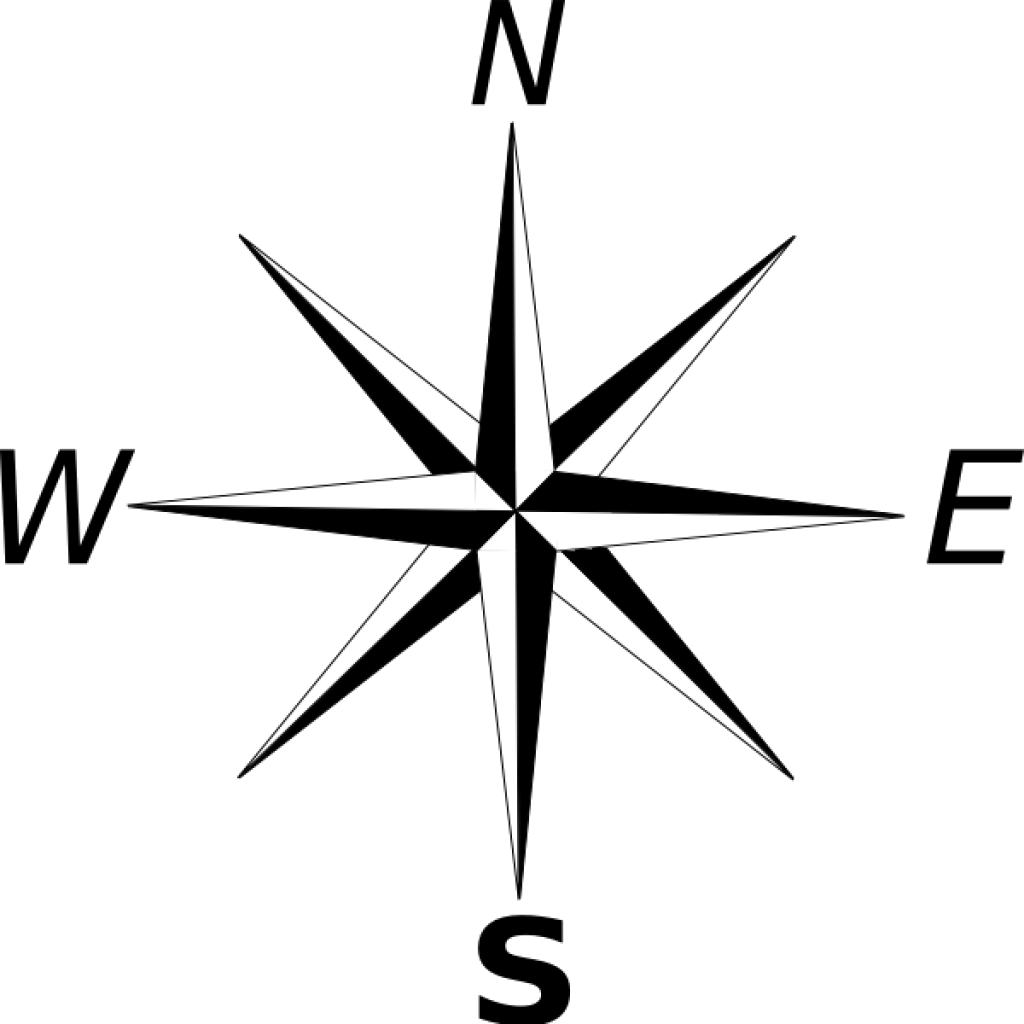 Compass clipart simple.