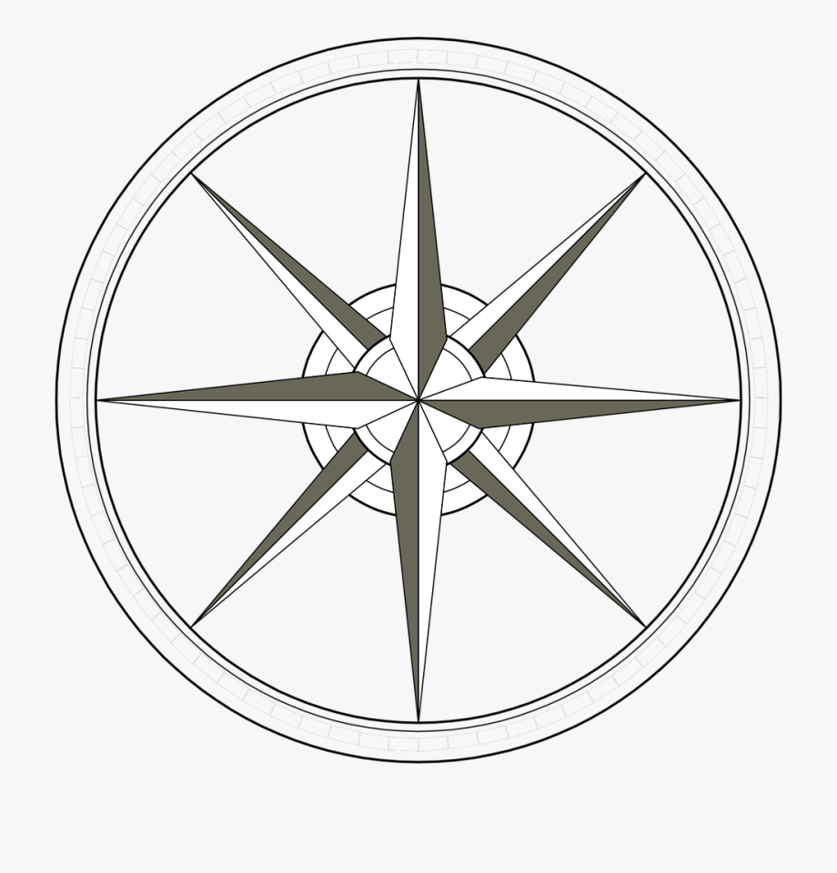Compass clipart clear.