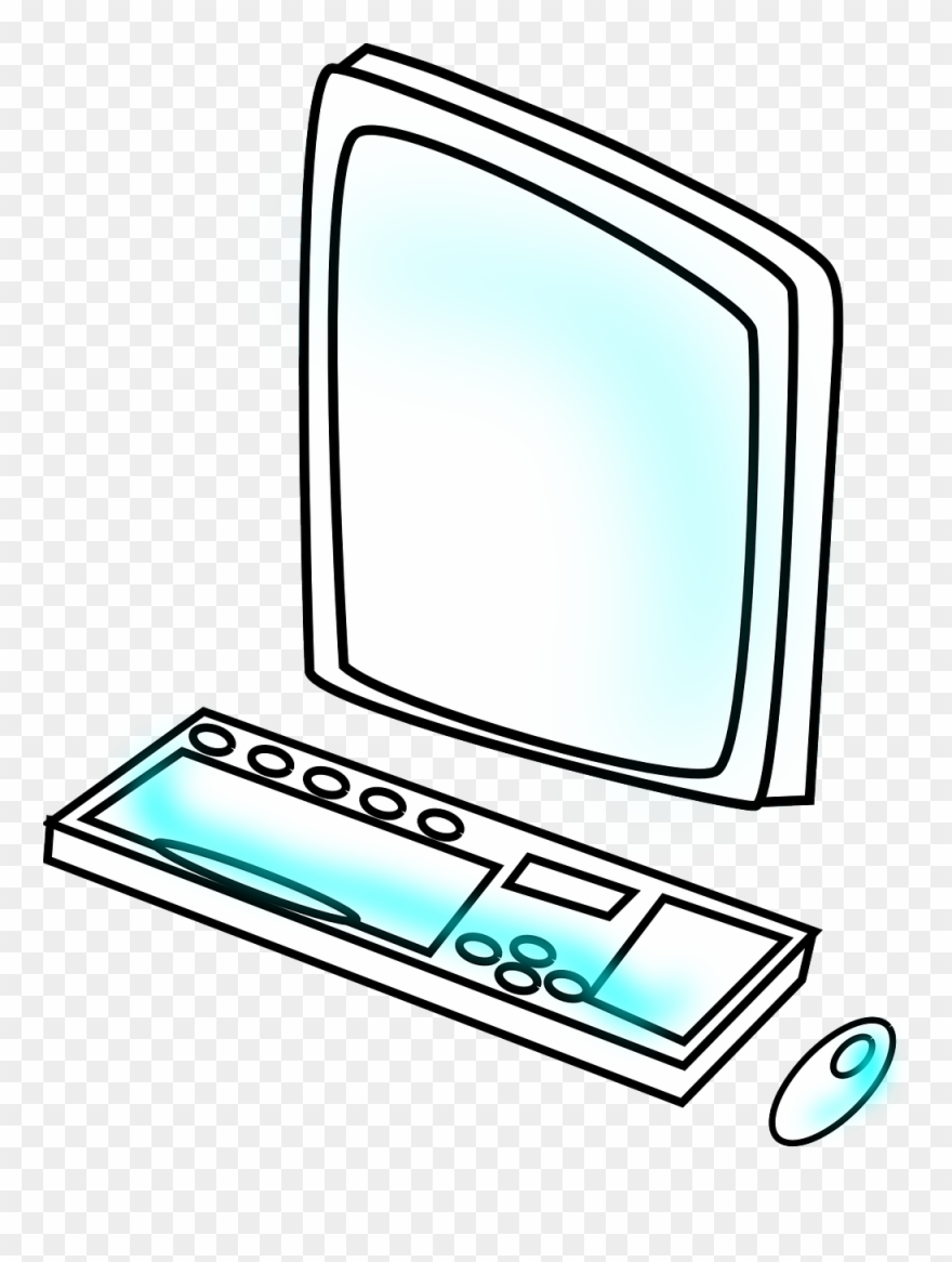 Laptop computer animation.