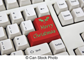 Christmas computer Illustrations and Clip Art