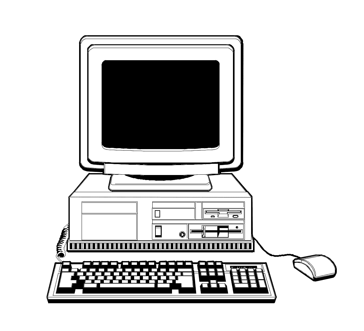 computer clipart images old