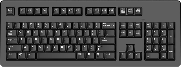 Computer keyboard computer.