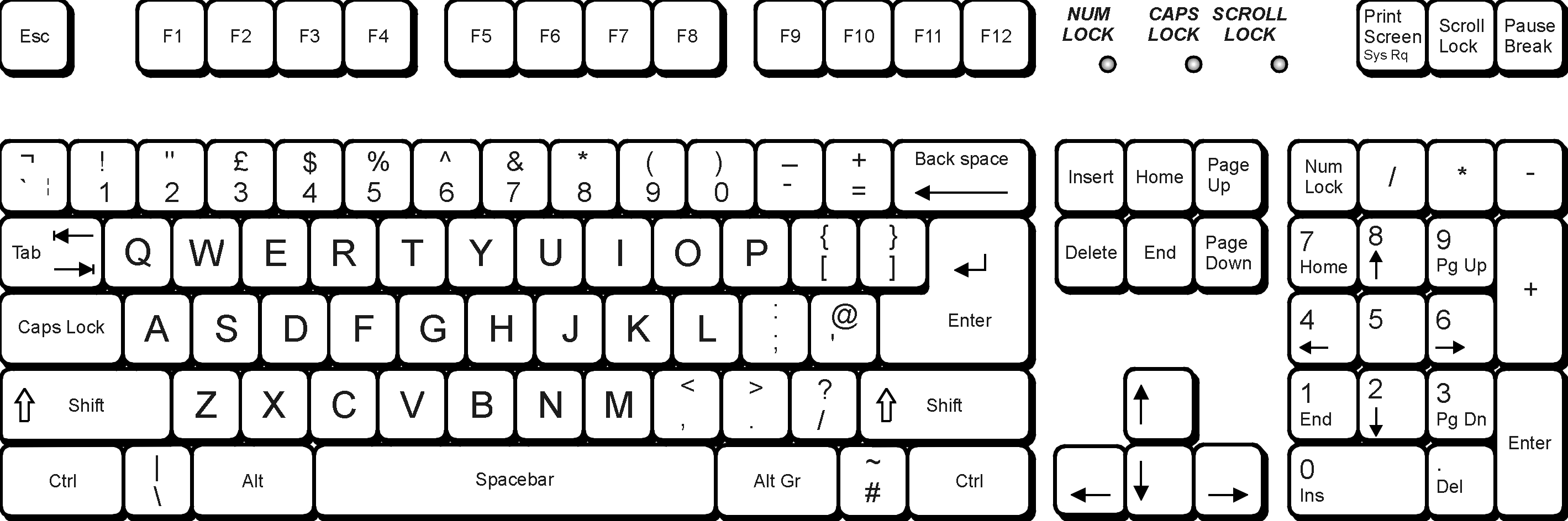 Keyboard clipart keyboard.