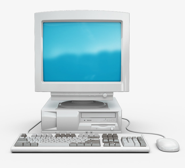 Download Free png Old Computer Display, Computer Clipart