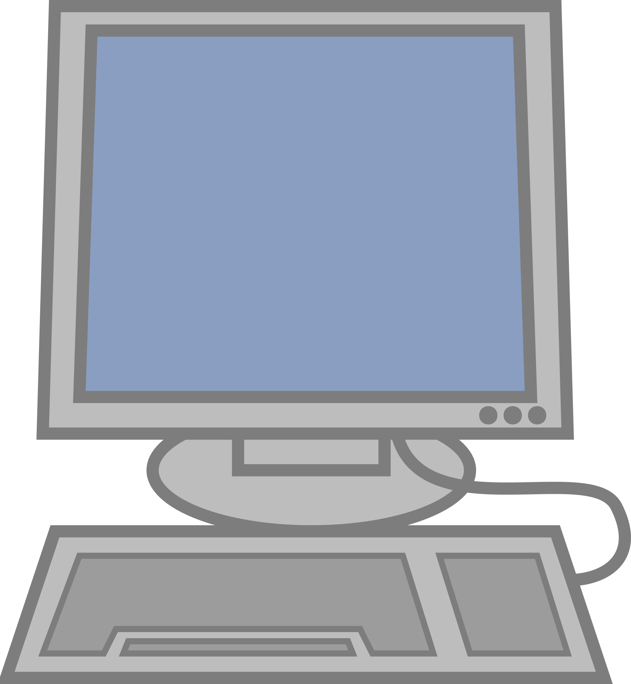 Computer clipart computer workstation, Computer computer
