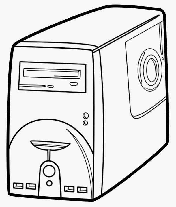 Computer coloring pages.