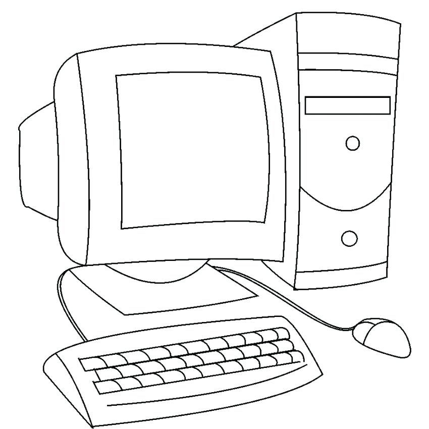 Computer coloring pictures.