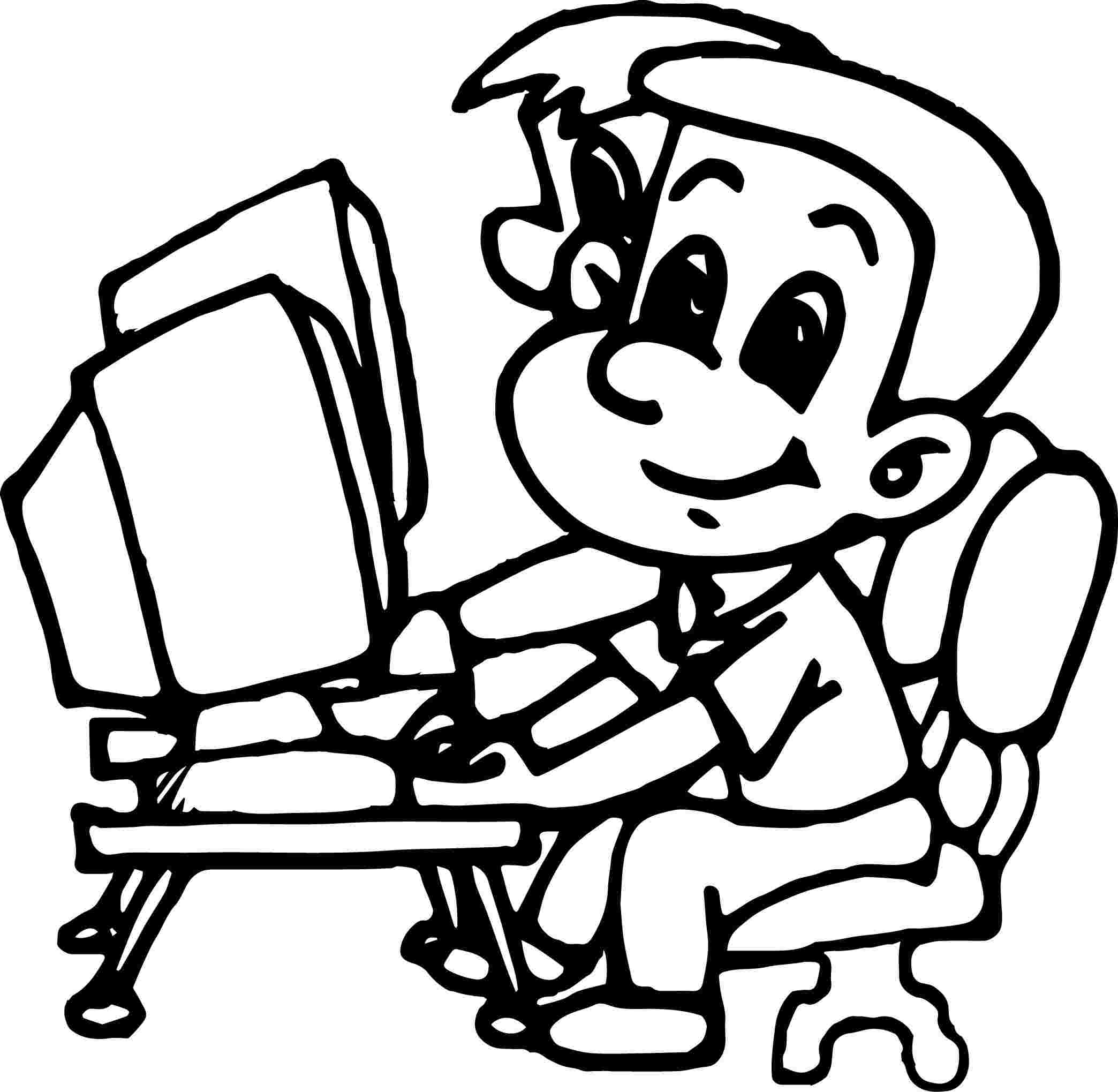 Computer parts coloring pages