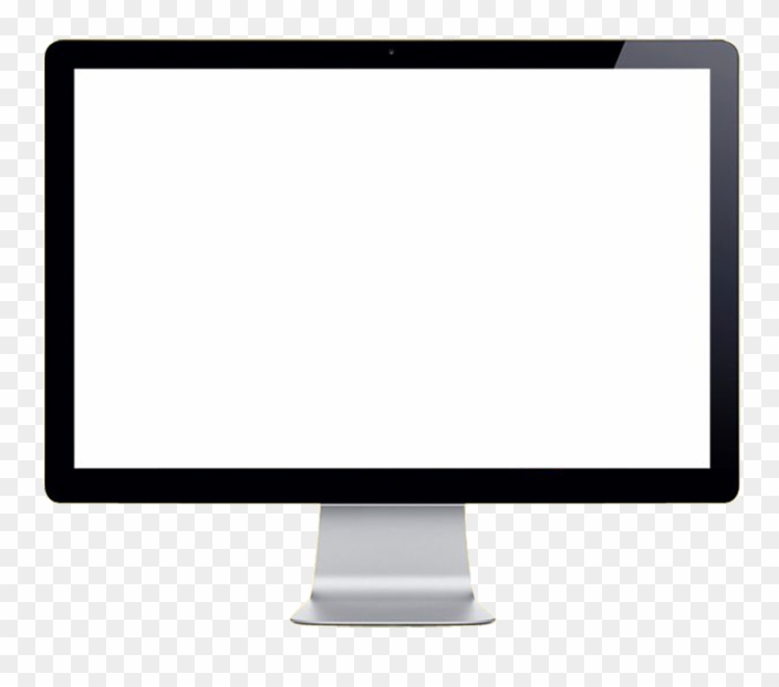 Blank computer screen.