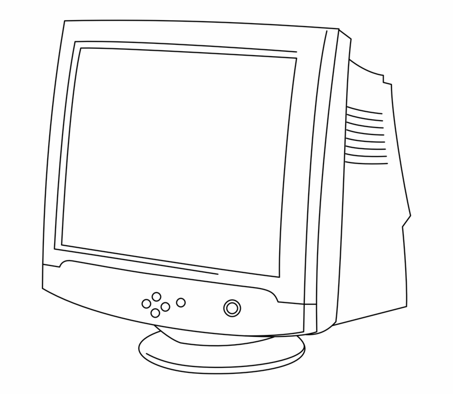Computer monitor screen.