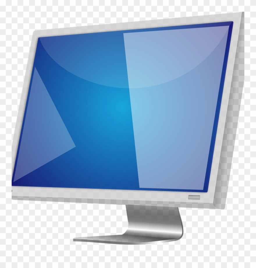 Computer Monitor Clipart Lcd Screen Free Vector Graphic
