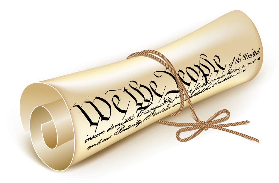 Constitution scroll clip art
