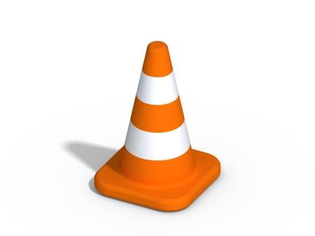 Construction cone clipart