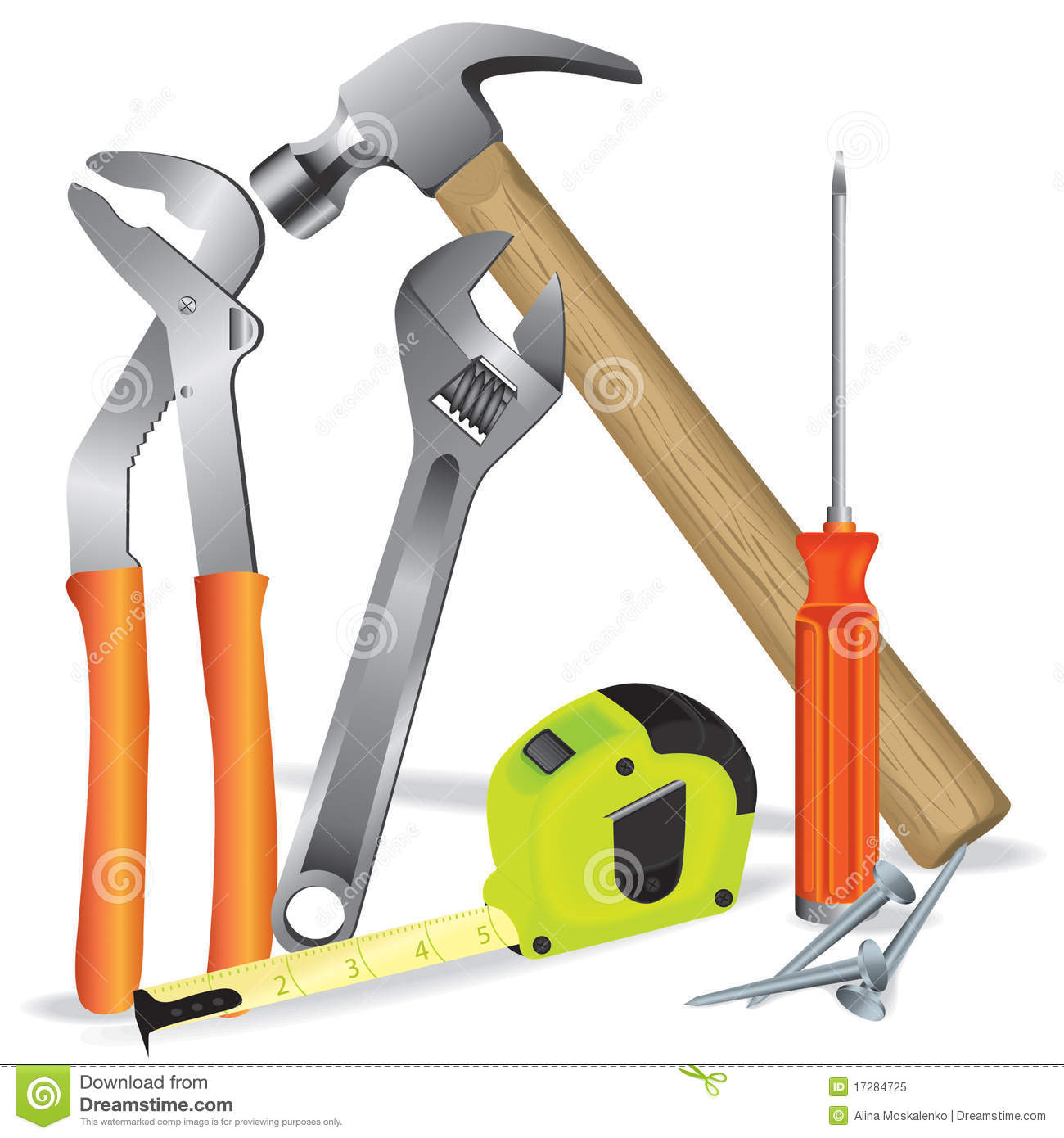 Construction tool clipart.